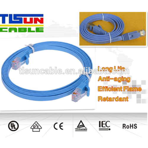 ethernet netwrking flat patch cord cat6 utp patch cable